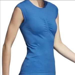 ADIDAS 💙 STELLA BARRICADE WOMENS BLUE ACTIVE TOP